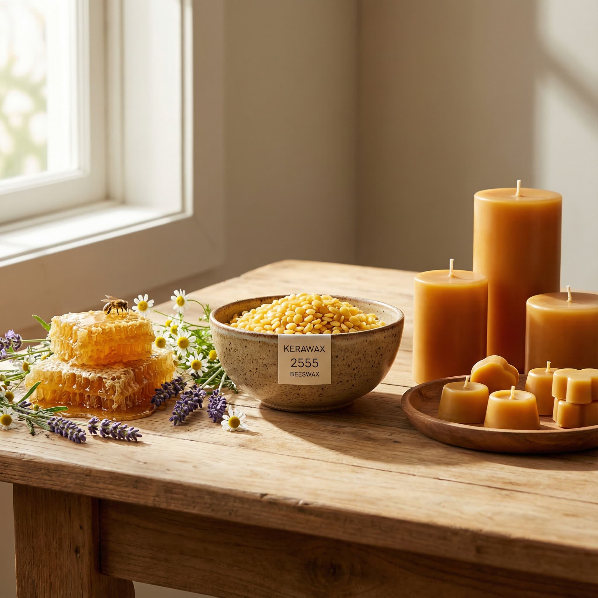 Kerawax 2555 Yellow Beeswax Pellets thumbnail 6