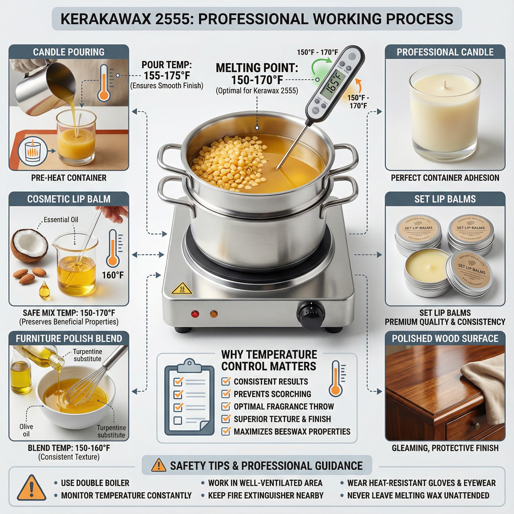 Kerawax 2555 Yellow Beeswax Pellets thumbnail 7