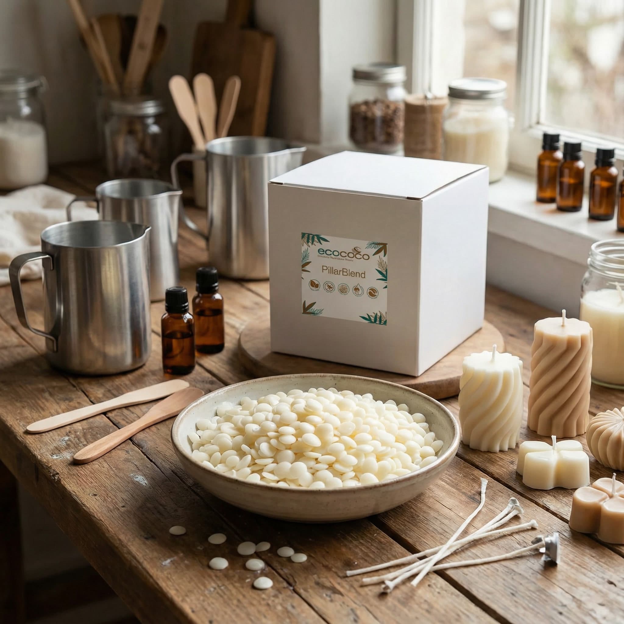 EcoCoco Pillar wax box